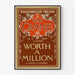 Vintage-Poster Théâtre Worth A Million von Wm.H. Crane