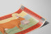 Vintage Dekorationsposter Bydla Czerwonego mit traditioneller Cowgirl — Ansicht des Kunstwerks