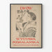 Vintage-Poster der Ausstellung Podhalańska zur Wanddekoration