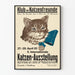 Vintage-Poster Internationale Katzen-Ausstellung 1935 Wanddekoration