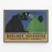 Plakat der XXIV. Kunst-Ausstellung der Berliner Secession 1912 — gerahmtes Bild an der Wand