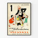 Vintage Bildungs-Poster – Y ist nur ein Haar auf Mathieus Kopf
