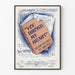 Vintage-Poster 'You Broke My Heart' – Retro-Wanddekoration