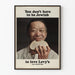 Vintage-Werbeplakat Levy's Real Jewish Rye