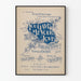 Vintage-Poster You Gave Me Your Love - Musikalische Wanddekoration