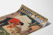 Vintage-Werbeplakat für Ivory Soap schwimmend