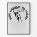 Schwarz-Weiß-Poster Young Americans for Freedom – Moderne Wanddekoration