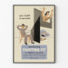 Vintage-Poster Gesundheit in Kriegszeiten - Kampfbereit