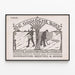 Vintage-Landarbeiter-Poster - Säer und Mäher — gerahmtes Bild an der Wand