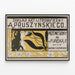 Jugendstil-Poster Zakład Artystyczno-Litograficzny A. Pruszyńskiego — gerahmtes Bild an der Wand