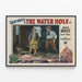 Vintage Western-Poster The Water Hole von Zane Grey — gerahmtes Bild an der Wand