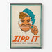 Vintage-Poster Zipp It - Engagement Wanddekoration