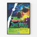 Vintage-Dekorposter Zombie Worlds NASA