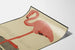 Vintage-Poster Wanddekoration Zoo Flamingo Rosa