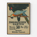 Vintage-Poster Militärkonzert Zoologischer Garten Berlin