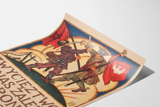 Historisches Militär-Propagandaposter der polnischen Geschichte